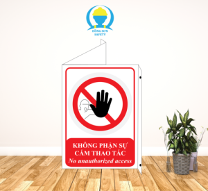 biển báo cấm thao tác