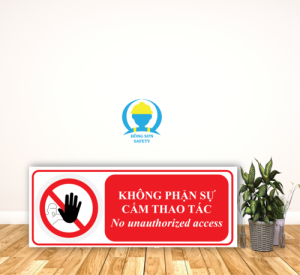 biển báo cấm thao tác