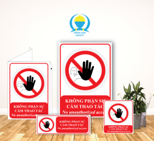 biển báo cấm thao tác