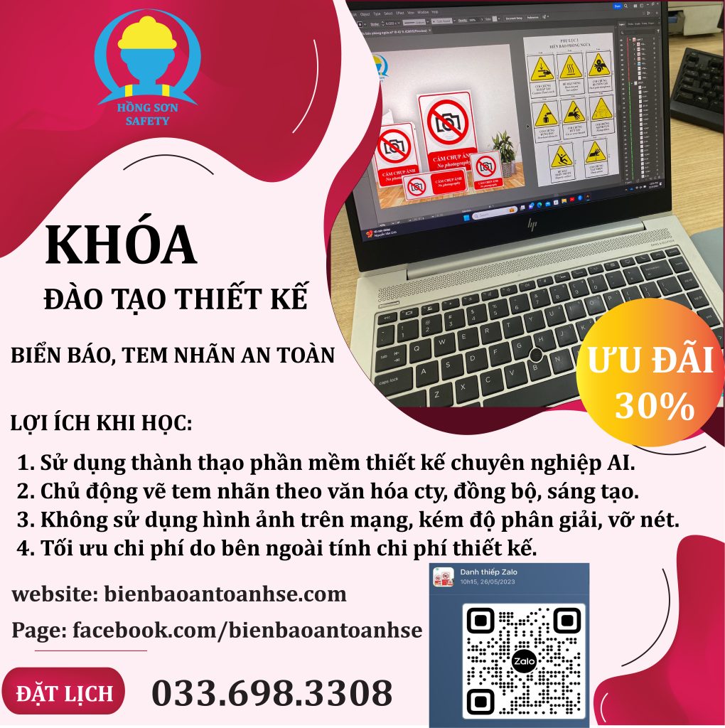 Khóa đào tạo thiết kế biển báo an toàn