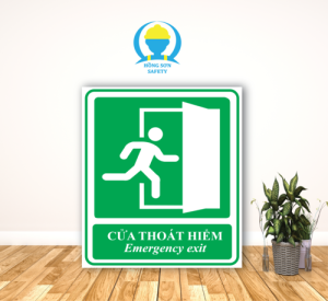 Biển báo cửa thoát hiểm 