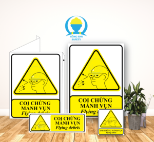 Biển báo mảnh vụn văng bắn