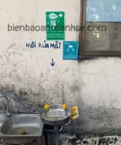 biển báo bồn rửa mắt khẩn cấp