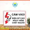 Biển báo an toàn điện cấm vào
