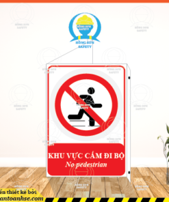 Biển báo cấm đi bộ