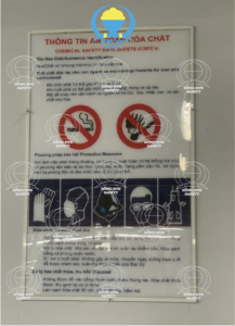 Dự án hoàn thành biển phòng ngừa