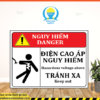 Biển báo điện áp cao nguy hiểm