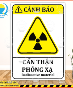 Biển báo cẩn thận phóng xạ
