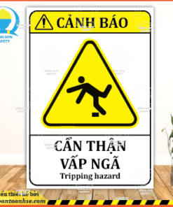 Biển báo cẩn thận vấp ngã