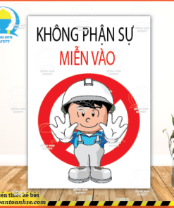 Poster không phận sự cấm vào