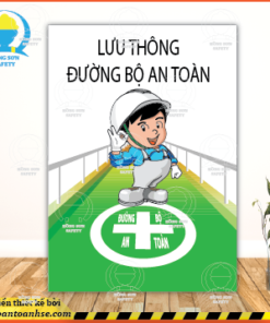 Poster hướng dẫn lối đi bộ
