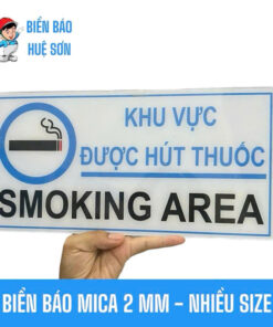 Biển báo khu vực hút thuốc